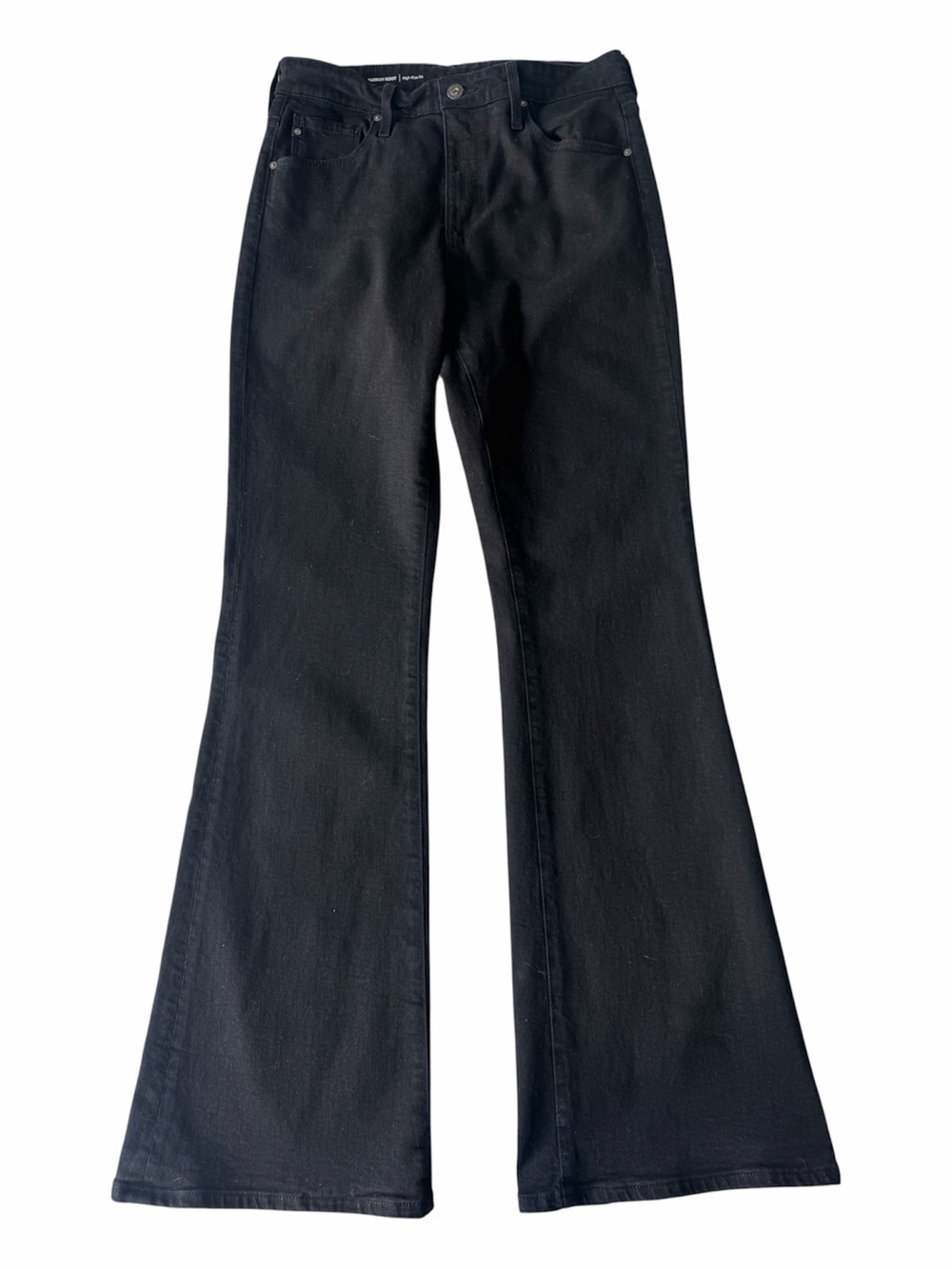 ✅ Ag Adriano Goldschmied Black Farrah Boot Cut Jeans High rise fit size 29
